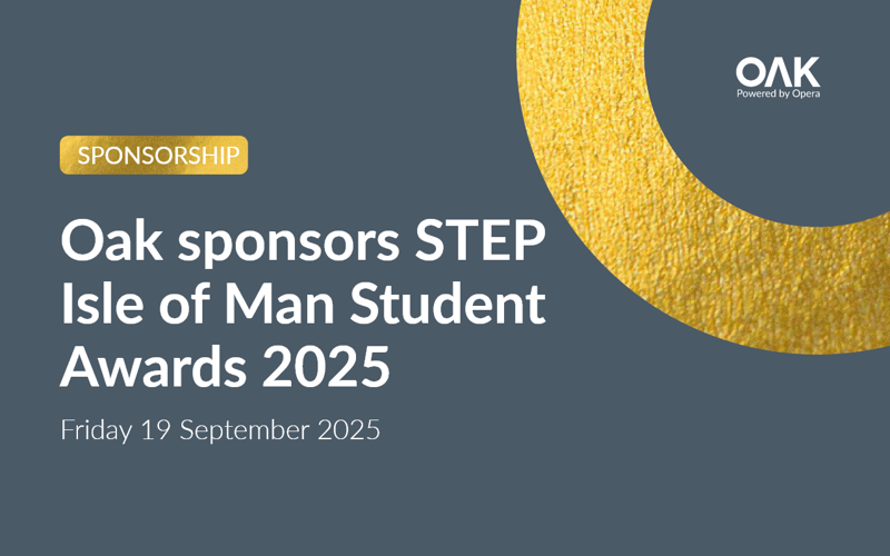 Oak sponsors STEP Isle of Man Student Awards 2025