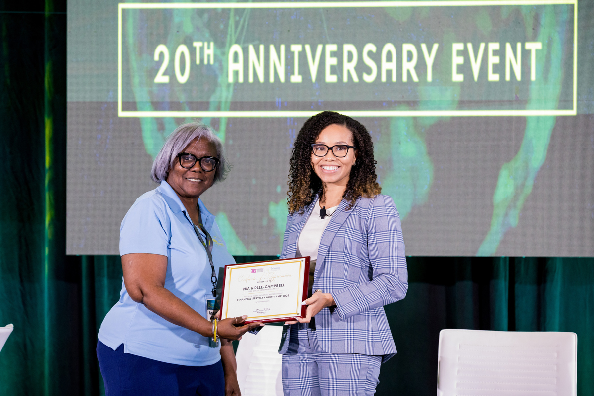 Nia Rolle-Campbell at 2025 Financial Services Bootcamp