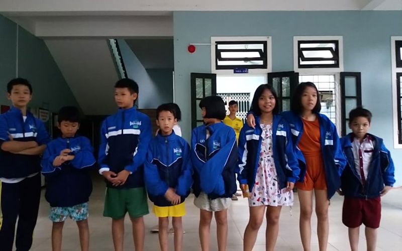 Swim School donate to Hue Help, Vietnam
