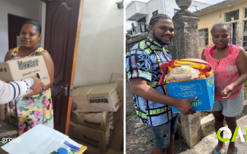 Oak support 161 Foundation during their flood relief